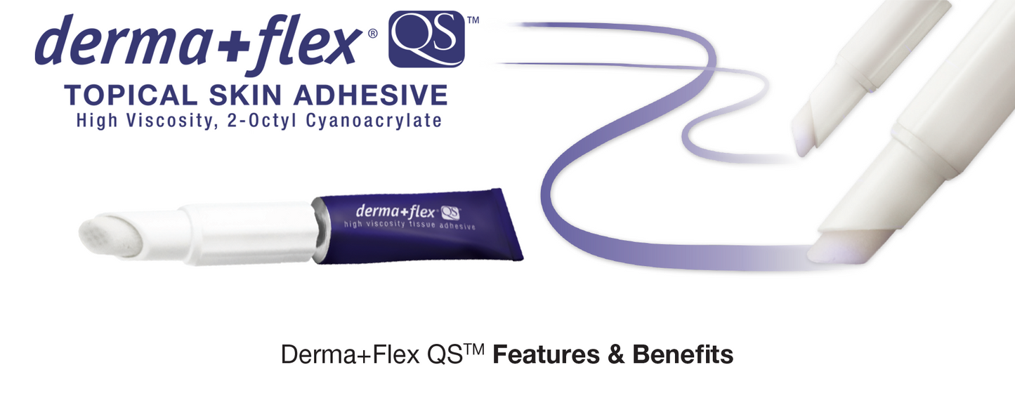 Derma+Flex Tissue Adhesive 0.7ml - Box of 10 tubes