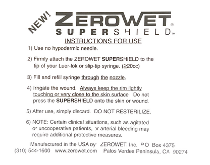 Zerowet SUPERSHIELD - Box of 50 units